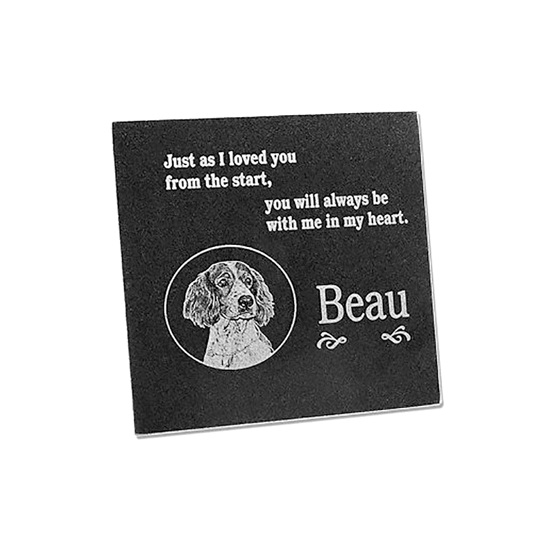 Žulová plaketa - Obdĺžnik 18x13cm 