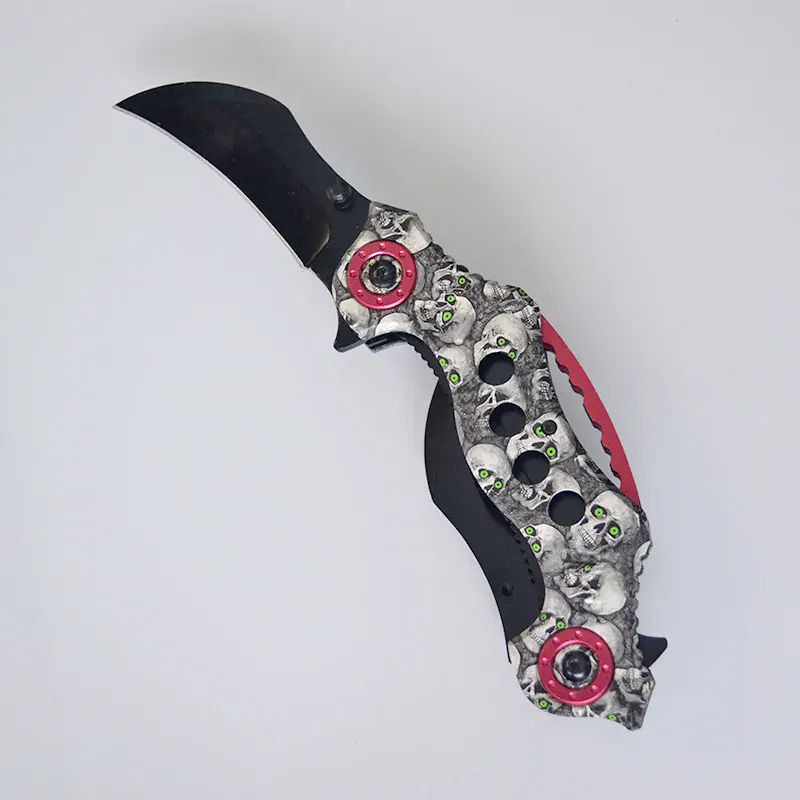 Nôž KARAMBIT Skull double