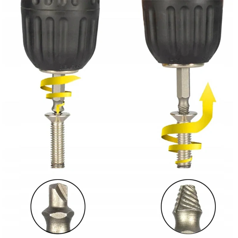 Vyťahovač zalomených skrutiek 4ks