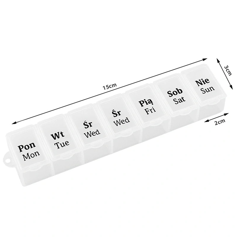 Týždenný organizér na lieky