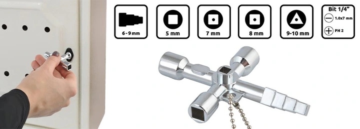 Kľúč na bezpečnostné skrinky