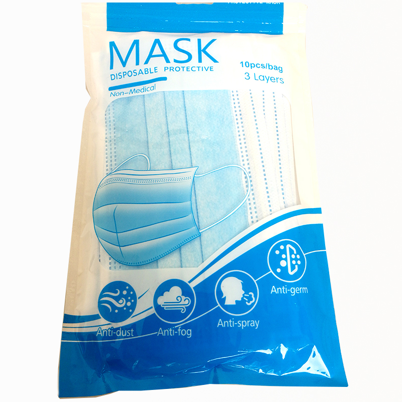 Rúško hygienické jednorázové s drôtikom 10ks