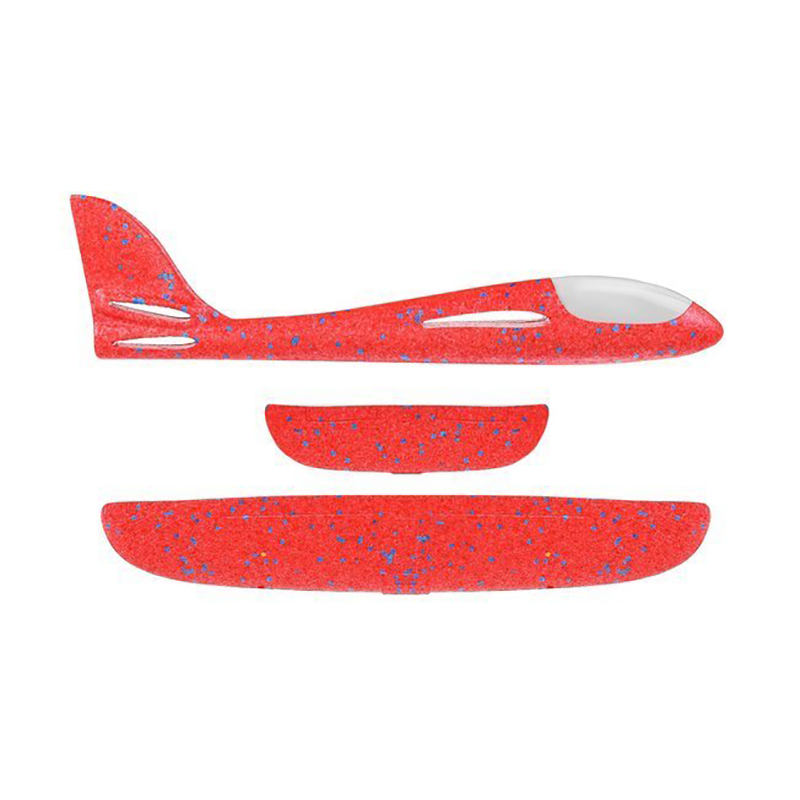 Lietadlo penové červené LED