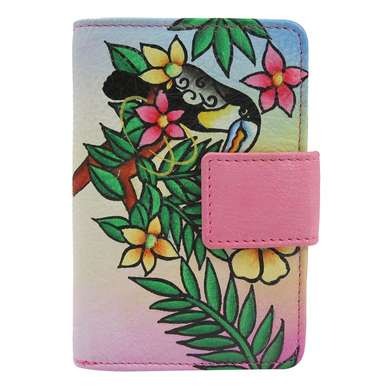 Peňaženka dámska kožená Rovicky R-N109-ART-04/5517 pink