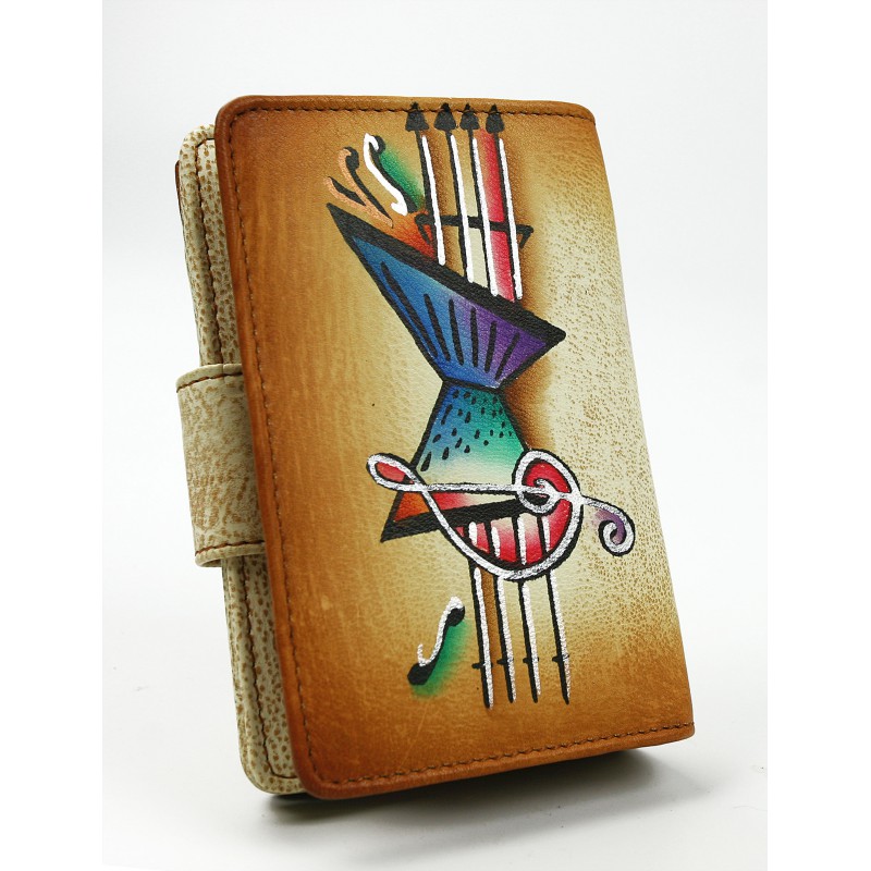 Peňaženka dámska kožená Rovicky R-N109-ART-08/5555 yellow