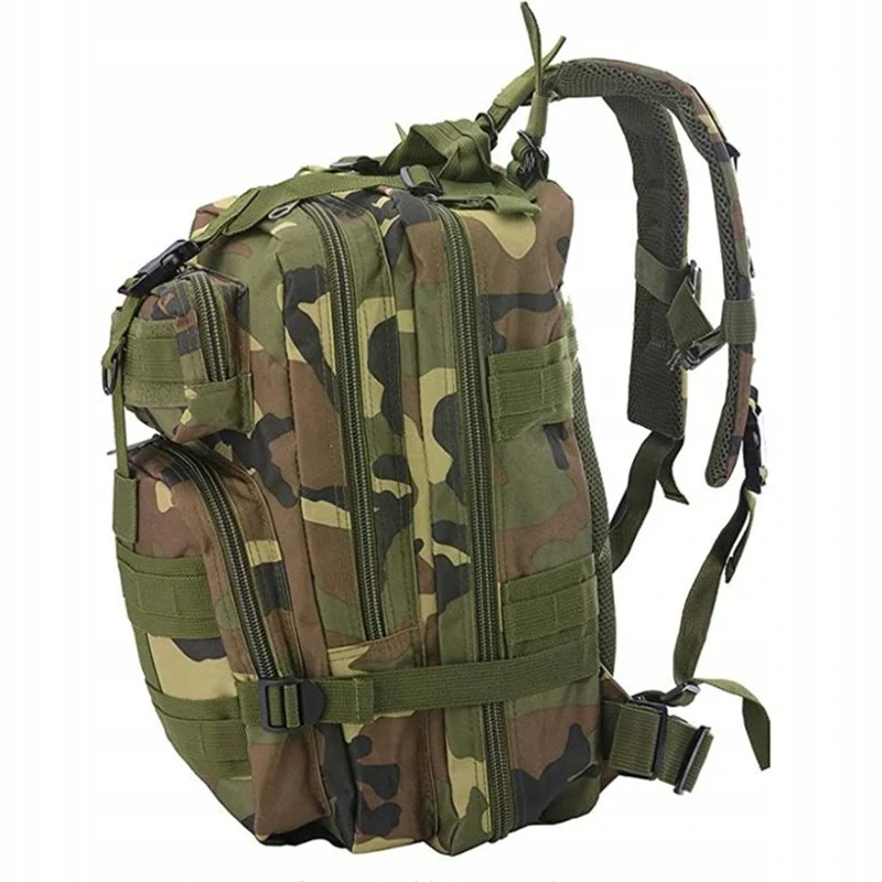 Turistický ruksak na outdoor a cestovanie 28 l kamufláž