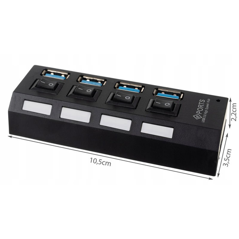 Hub USB port 4 USB 2.0