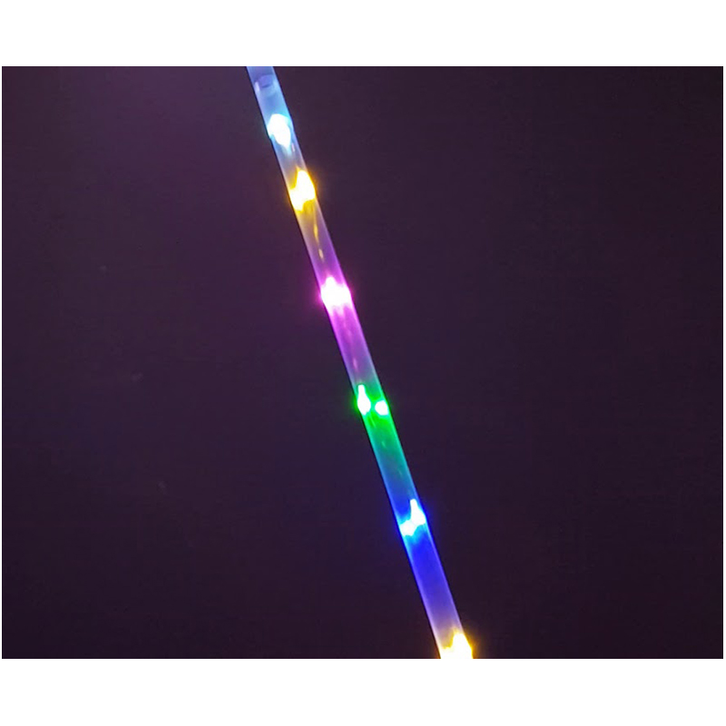 Meč svietiaci LED s vláknami