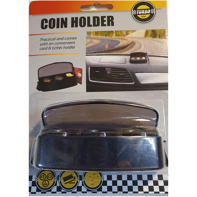 Púzdro na mince a Stojan na vizitky a parkovací lístok 2v1