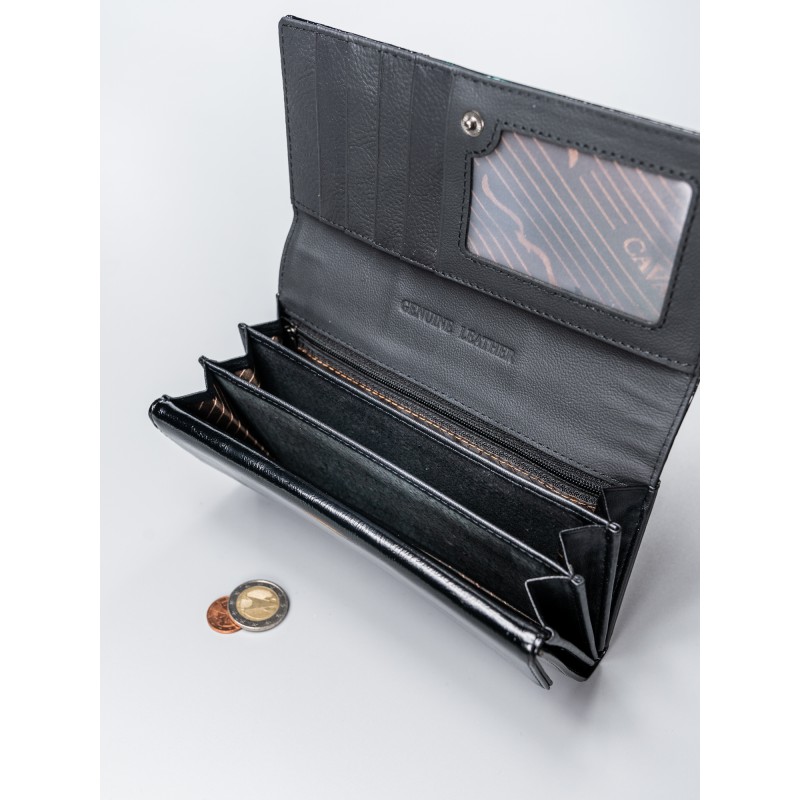 Peňaženka kožená Cavaldi PX22-1-DS green