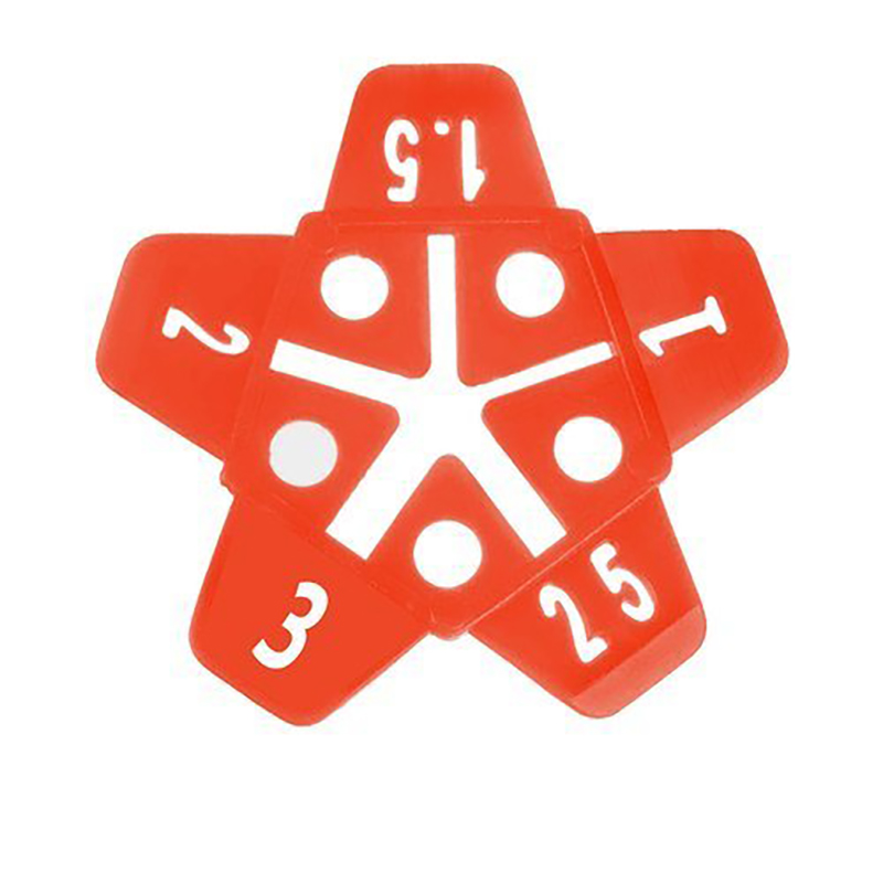 Sada na kladenie dlaždíc - 100 klipov + 2 kľúče + 50 hviezdic