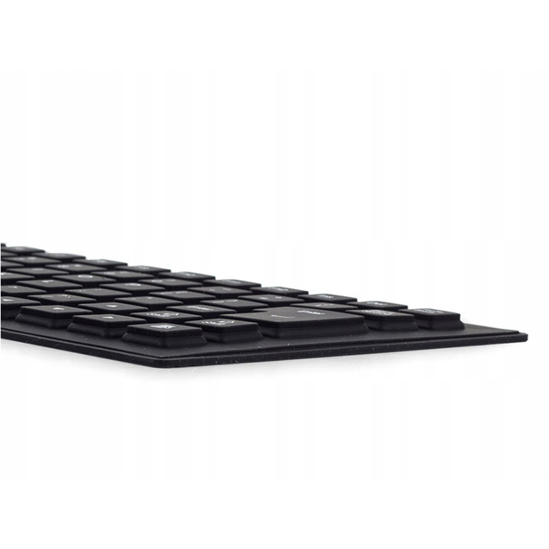 Silikónová klávesnica čierna USB