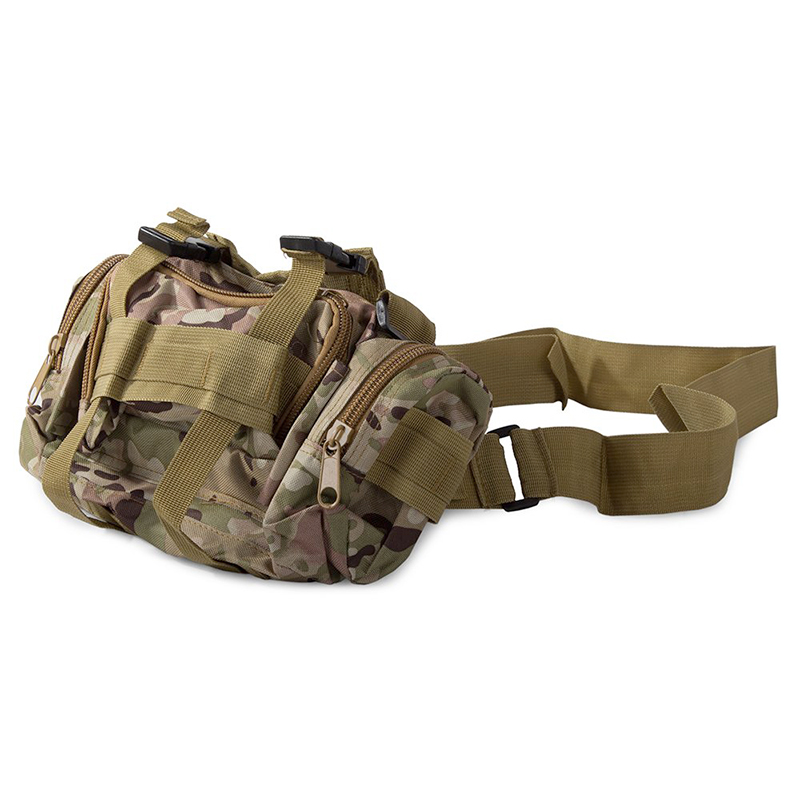 Taktický vojenský ruksak na prežitie 45l + 3,5l camouflage light moro