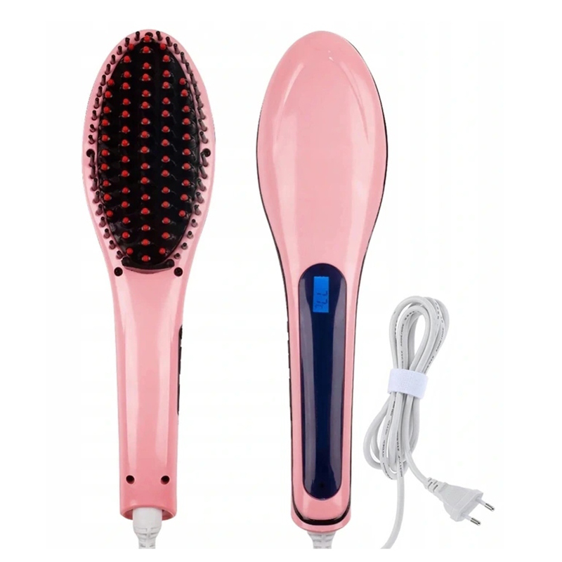 Elektrická kefa na šetrnú úpravu vlasov LCD