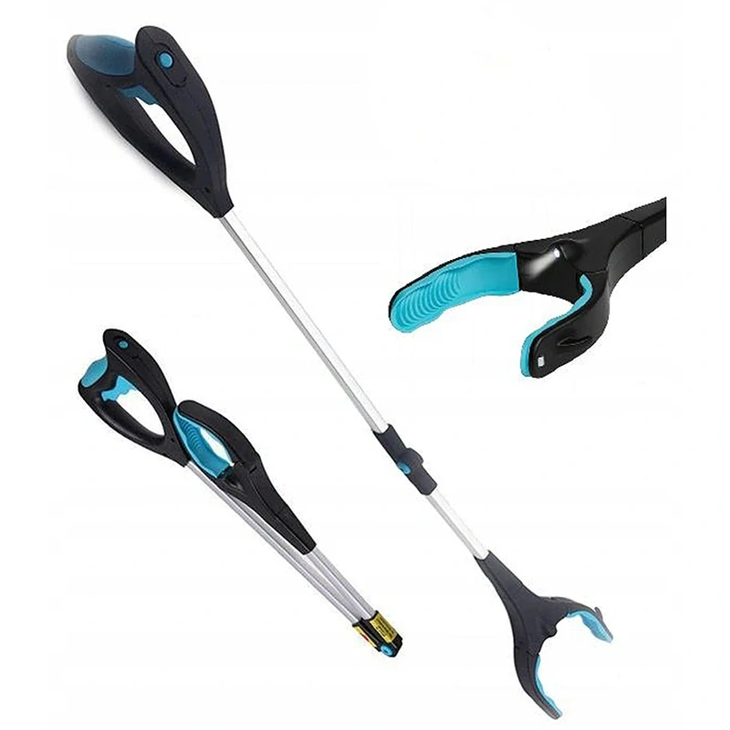 Uchopovacie kliešte pre seniorov s LED svetlom a magnetom 82 cm