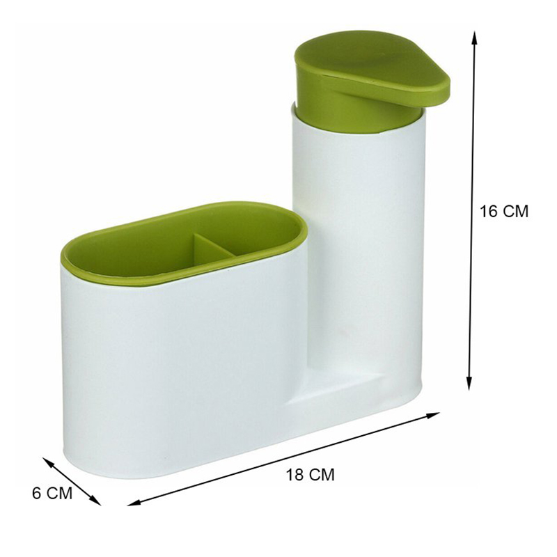 Kuchynský organizér s dózou na tekutý čistič