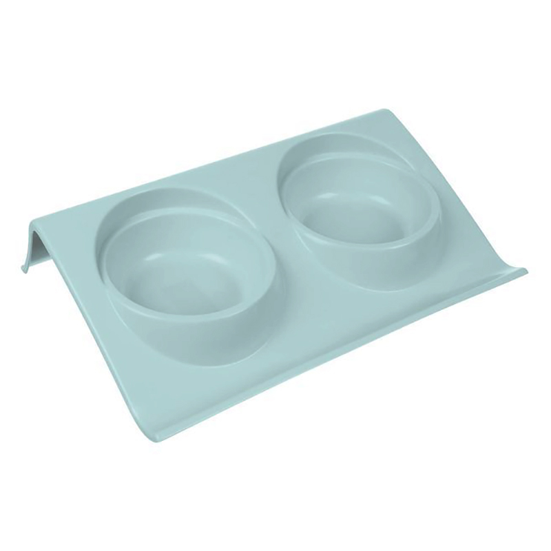 Miska na krmivo dvojitá so stojanom