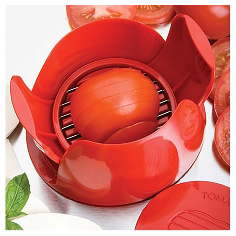 Plátkový krájač na paradajky, mozzarellu, vajcia, cibuľu, ovocie