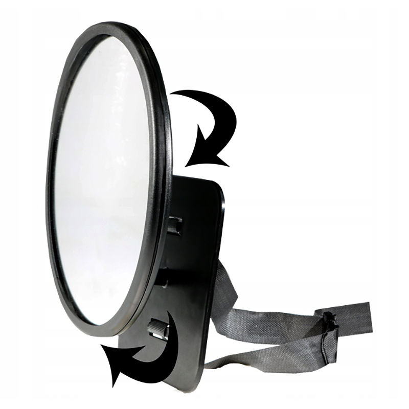 Zrkadlo na pozorovanie dieťaťa v aute otočné 360°