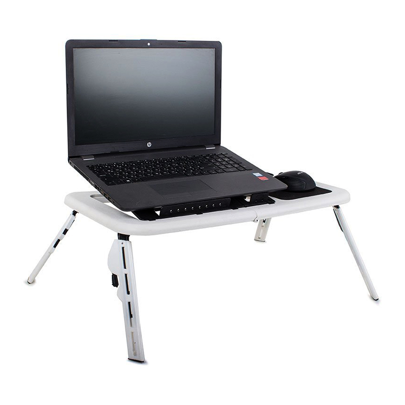 Stolík na notebook skladací s ventilátorom