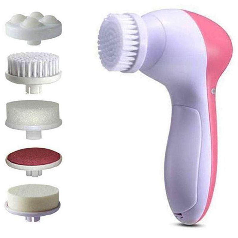 Elektrická masážna kefka na tvár 5 v 1 