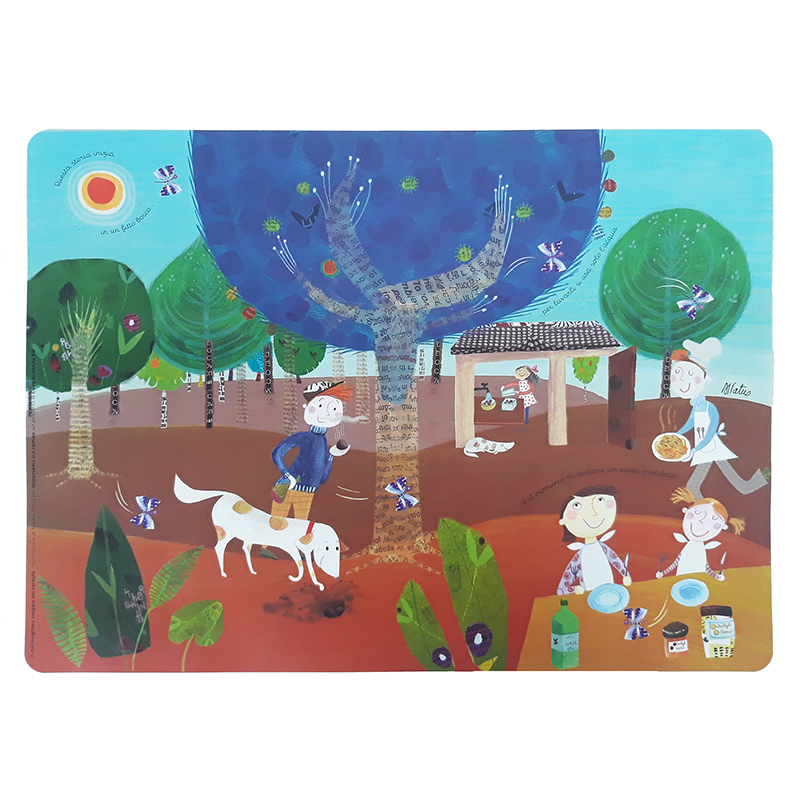 Sada 2 podložiek na stôl ALLPLM02 45x33cm