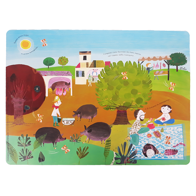 Sada 2 podložiek na stôl ALLPLM03 45x33cm