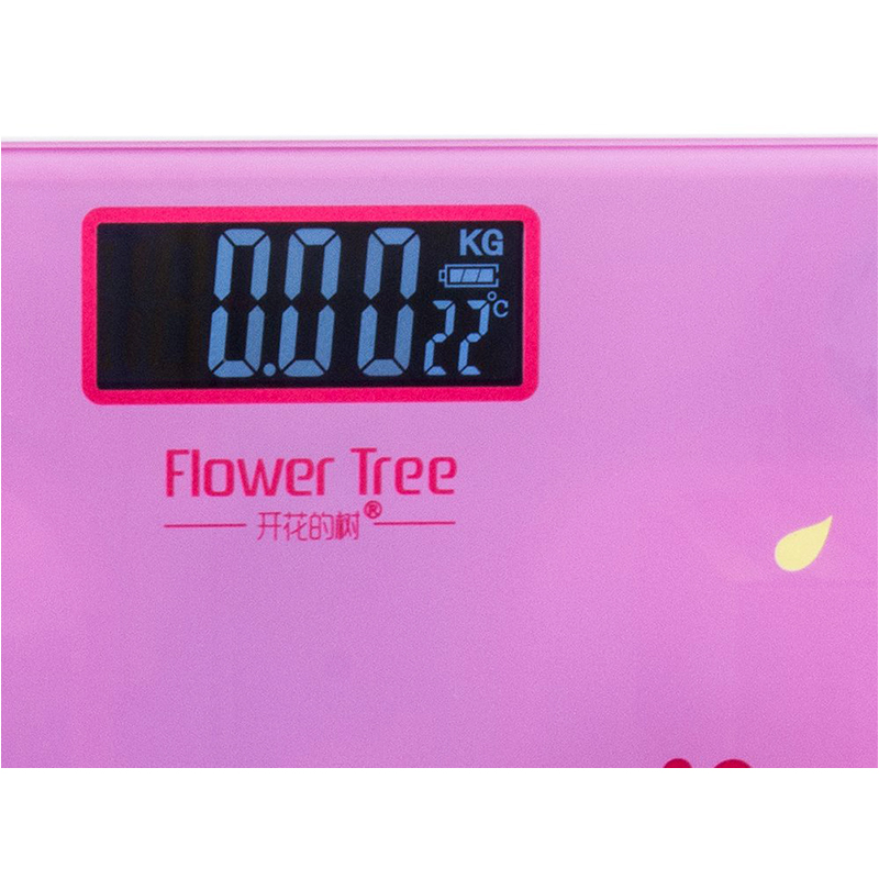 Flower Tree - Digitálna osobná váha ružová
