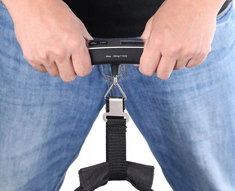 Prenosná elektronická váha na batožinu 50 kg