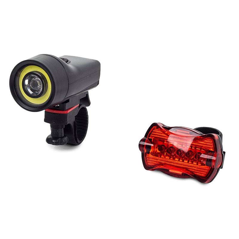 Svetlá na bicykel 5+1 LED 1 COB