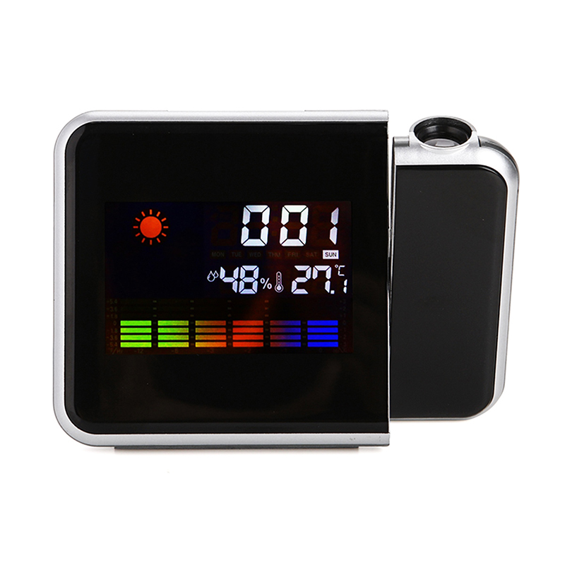 Meteostanica s hodinami a projektorom MH8190 čierna