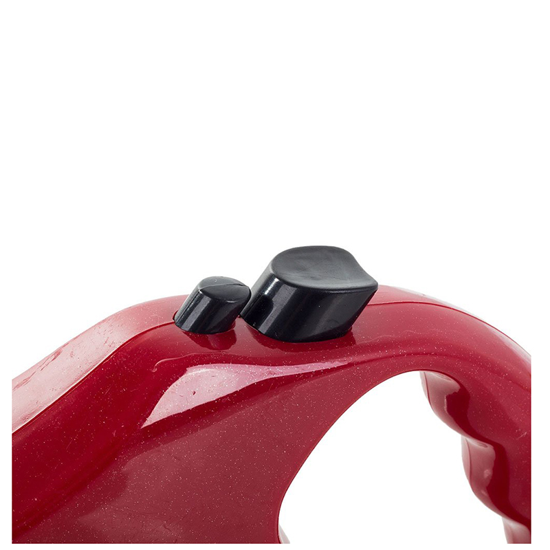 Vodítko pre psa automatické 5m červené