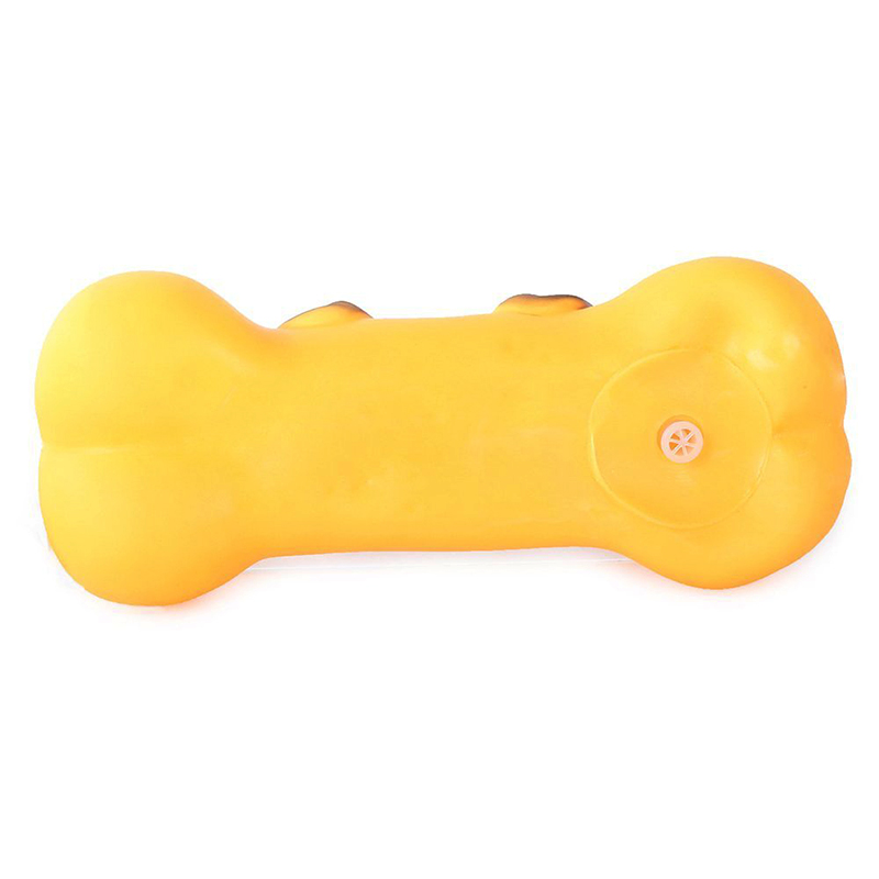 Gumená kosť s tvárou - Hračka pre psa 