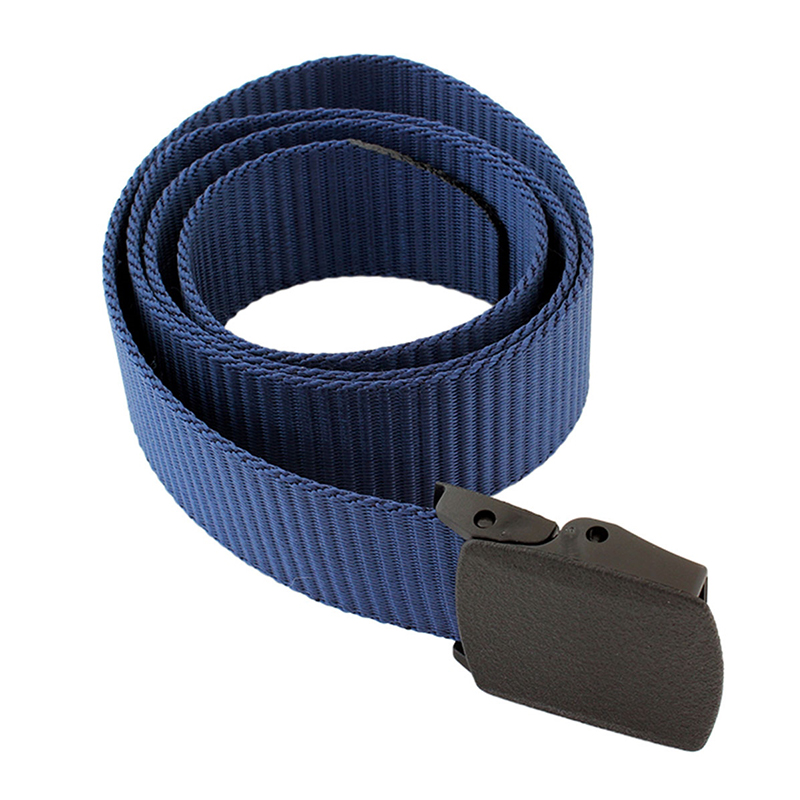 Pánsky textilný taktický opasok modrý
