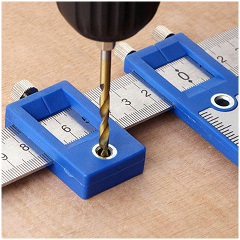 Šablóna na centrovanie vŕtania dier