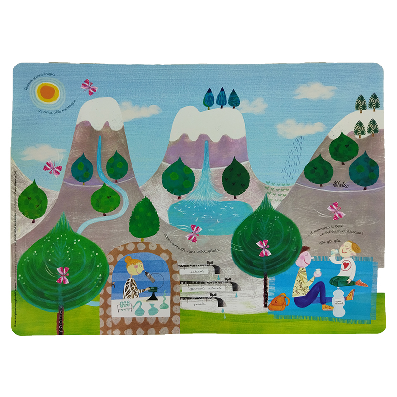Sada 2 podložiek na stôl ALLPLM01 45x33cm