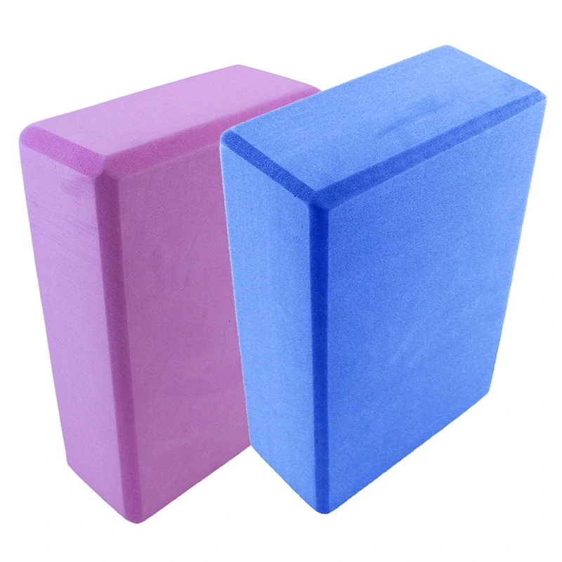 Penová kocka na jogu 23 × 15 cm – fialová