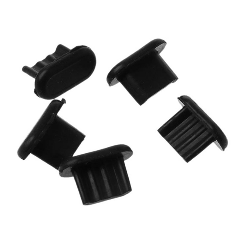 Záslepky koncoviek elektrických zariadení čierne