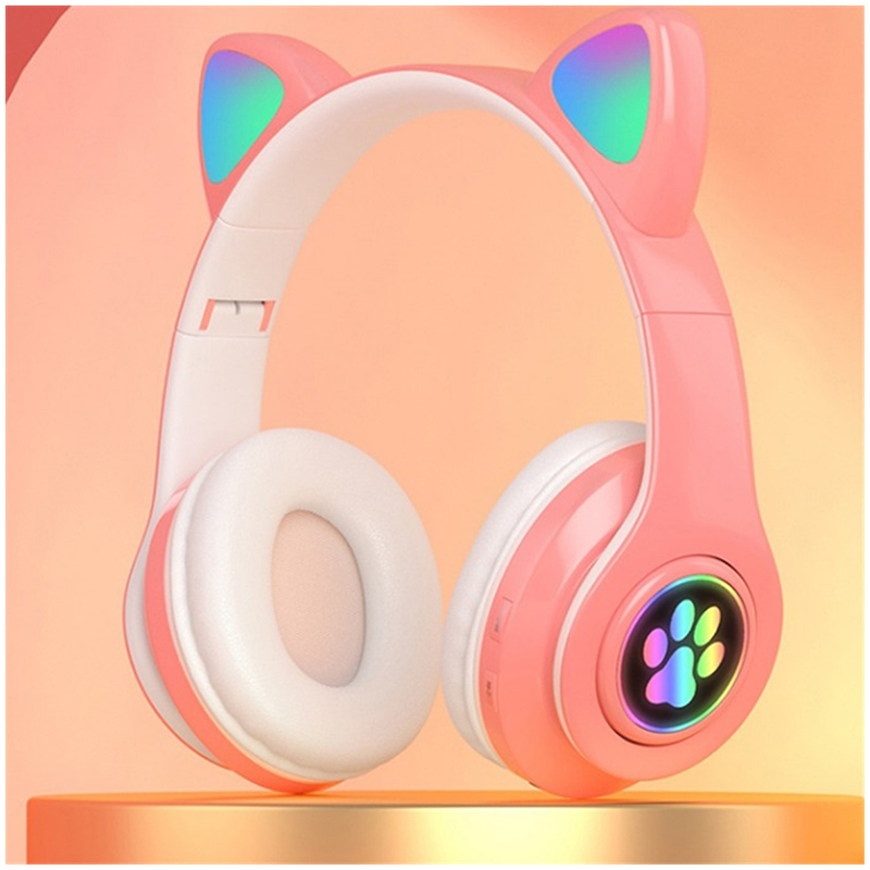 Slúchadlá BT 5.0 LED pink