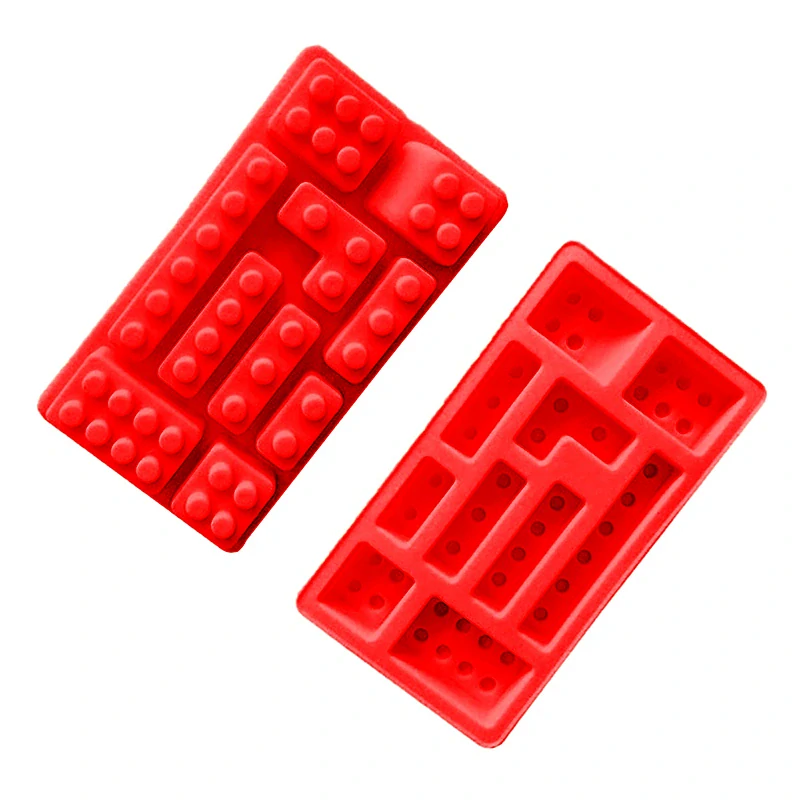 LEGO - Silikónová forma na pečenie červená
