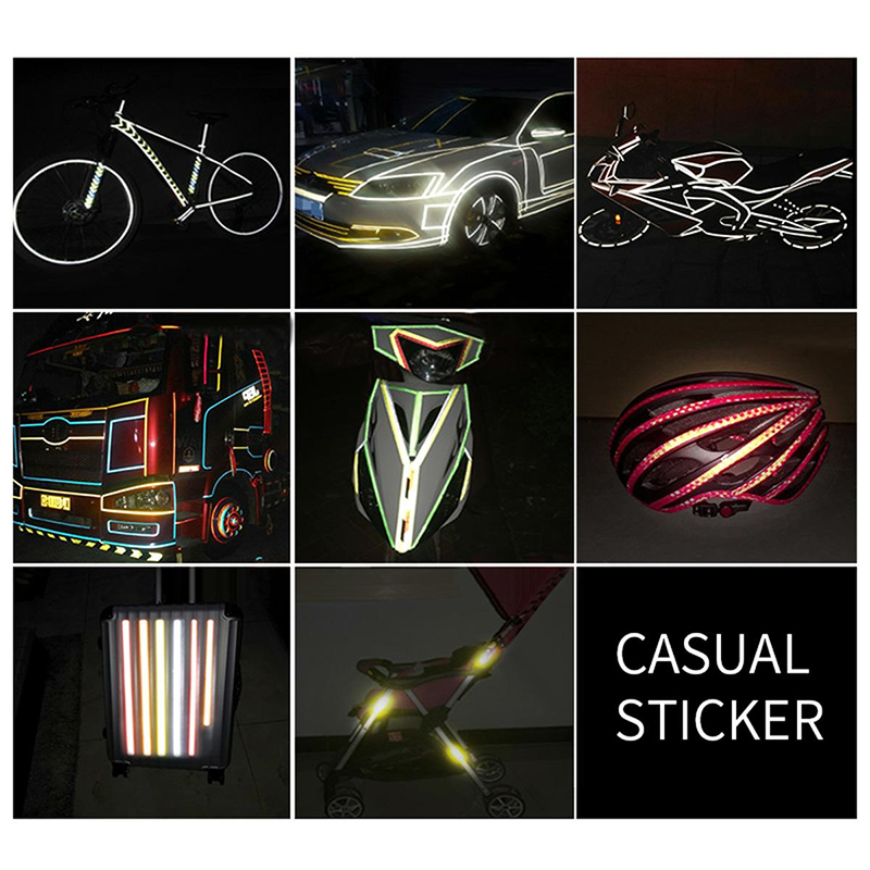 Reflexná lepiaca páska 8m zlatá