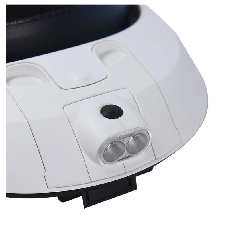 Profesionálna lupa na hlavu LED s vymeniteľnými šošovkami