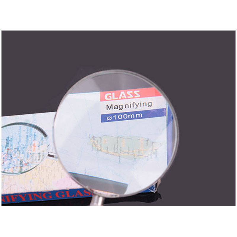 Lupa 100 mm plast/kov/sklo