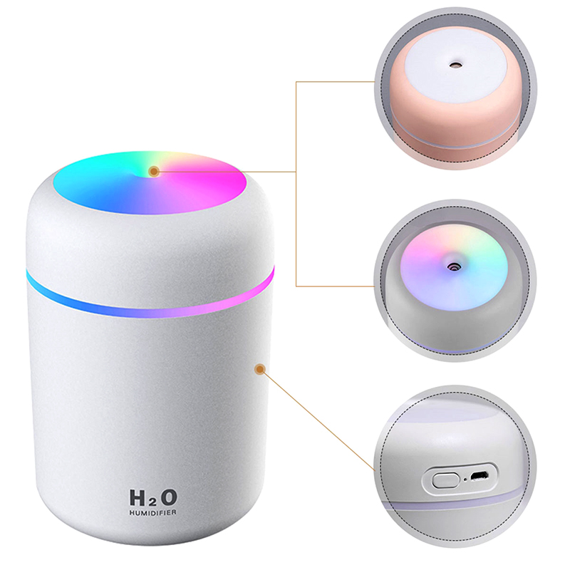 Zvlhčovač vzduchu - LED difuzér 