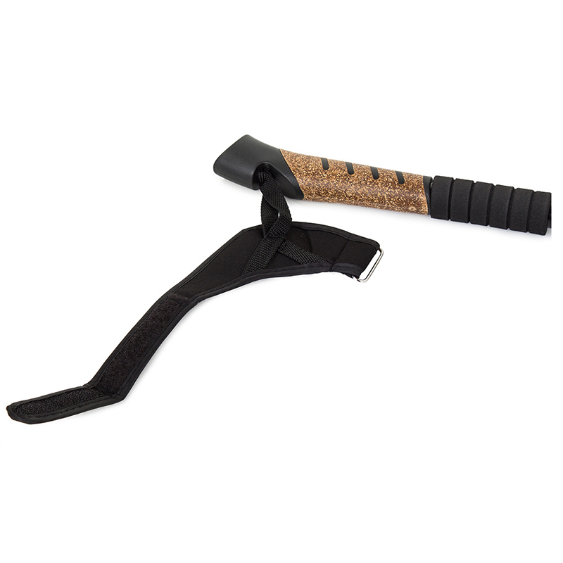 ENERGIA - HQ Teleskopická turistická palica Nordic čierna 1ks