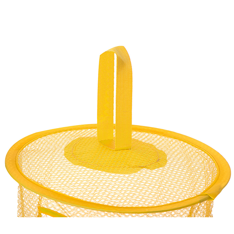 Závesný kôš - organizér trojposchodový žltý