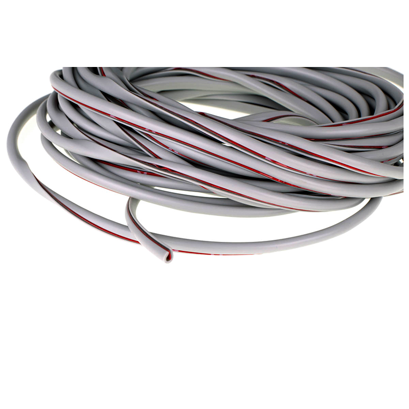 Ochranná lišta na hranu dverí 10m sivá