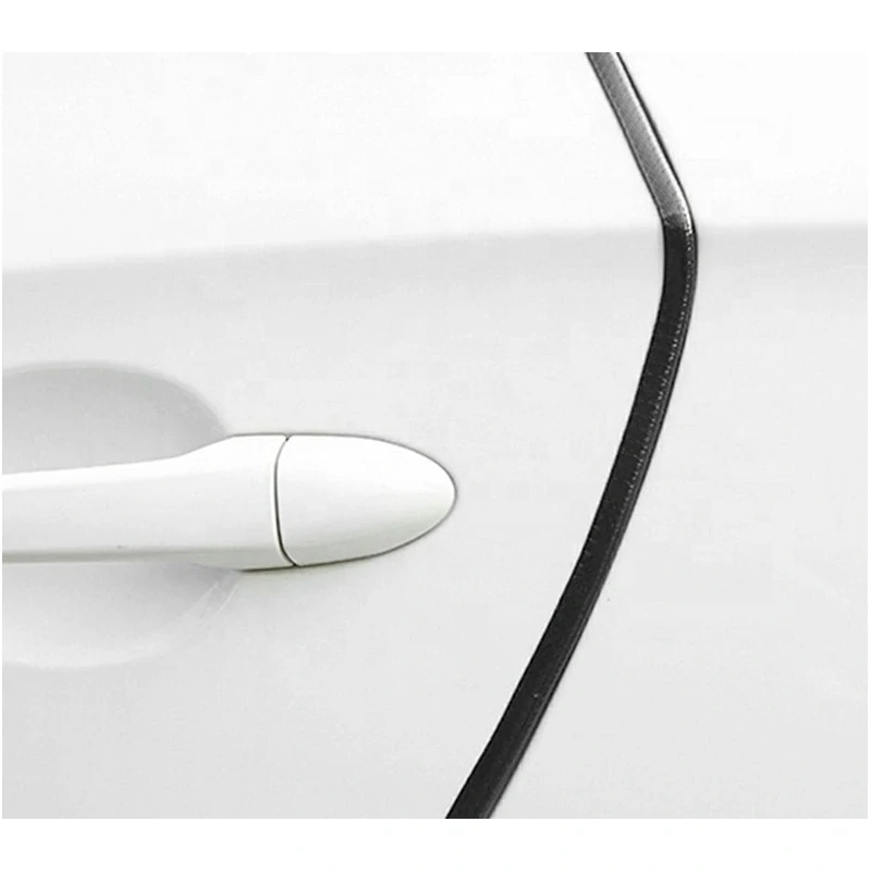 Ochranná lišta na hranu dverí 5m čierna