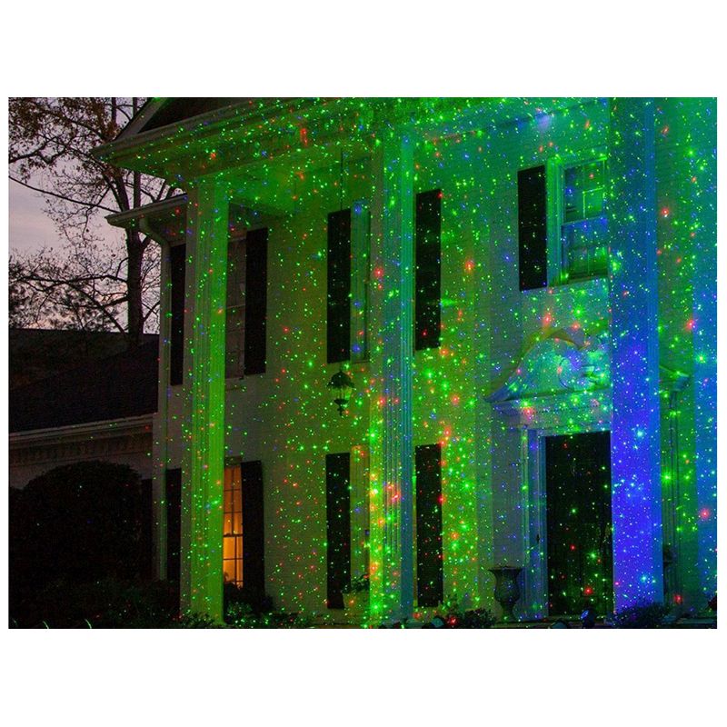 Projektor LED vianočný zeleno/červený