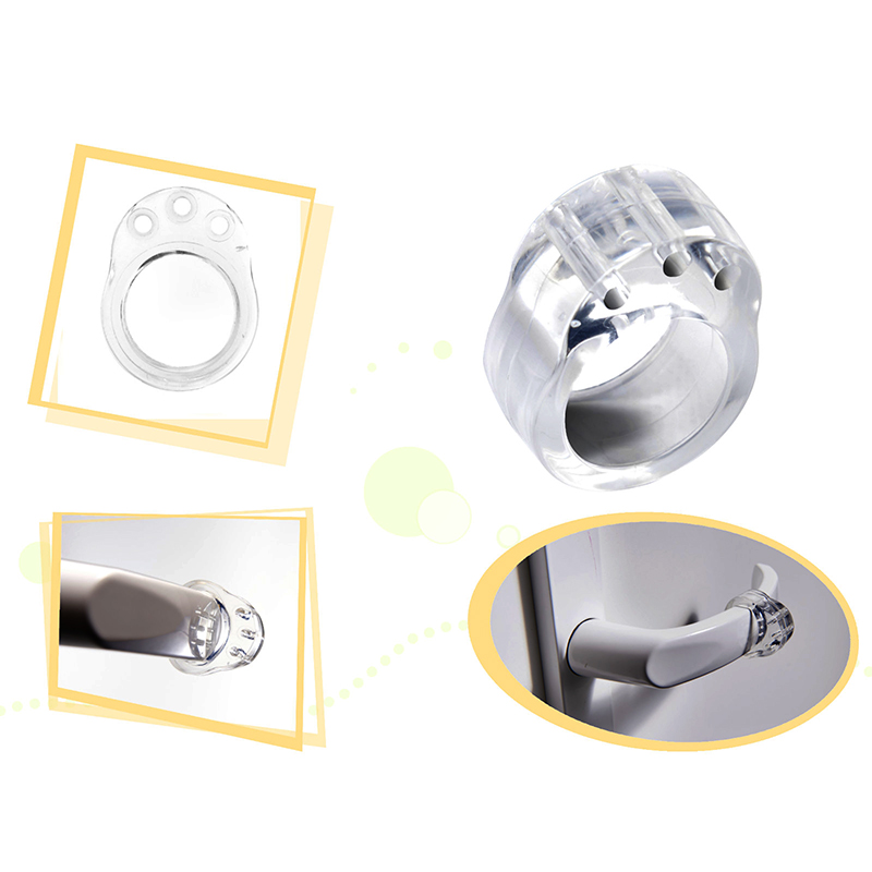 Bezpečnostný silikónový nárazník na kľučku dverí